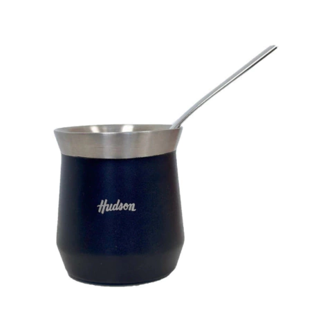 Mate + Bombilla Inox Negro - comprar online