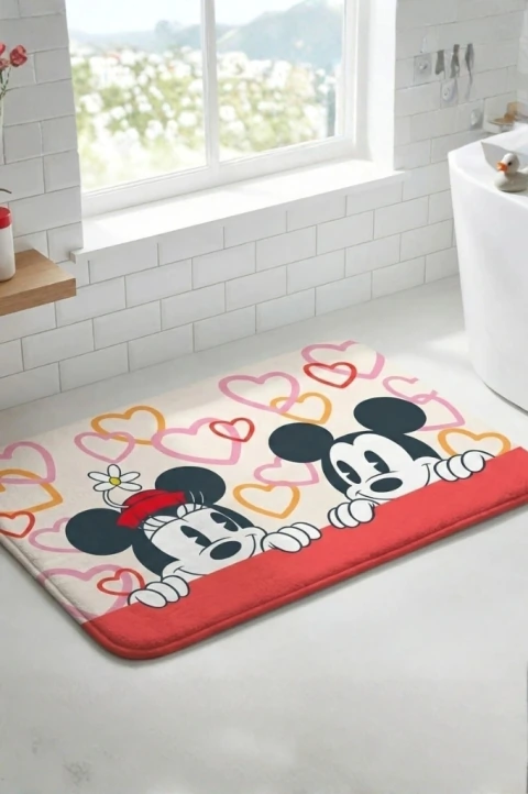 Alfombra de baño Mickey & Minnie