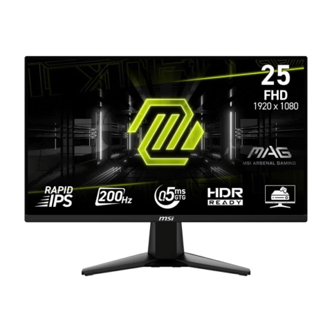 Monitor Gamer MSI MAG 255F E20 24.5″ Full HD Rapid IPS 200Hz 0.5ms