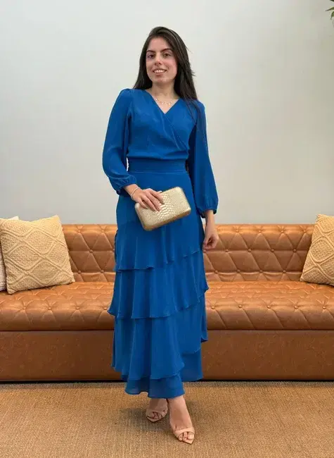 Vestido Heloísa azul