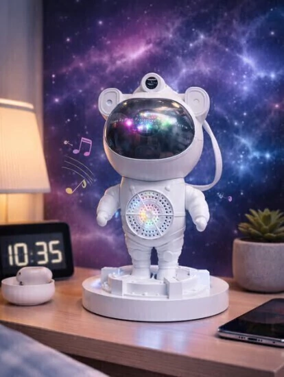 Astronauta Proyector Galaxia