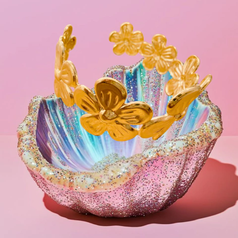 Brazalete flower gold