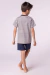 Pijama Masculino Manga Curta com Short - comprar online