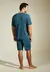 Pijama Masculino Manga Curta Com Short - comprar online