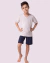 Pijama Masculino Manga Curta Com Short