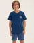 2060073 - Pijama Masculino Manga Curta com Short