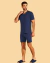 19080 - Pijama Masculino Manga Curta E Shorts De Microfibra
