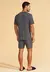 Pijama Masculino Manga Curta Com Short - comprar online