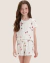 2050128 - Pijama Infantil Feminino Manga Curta Com Short - comprar online