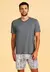18605 - Pijama Manga Curta Microdry e Shorts De Supermicro - loja online
