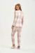 Pijama Feminino Manga Longa com Calca na internet