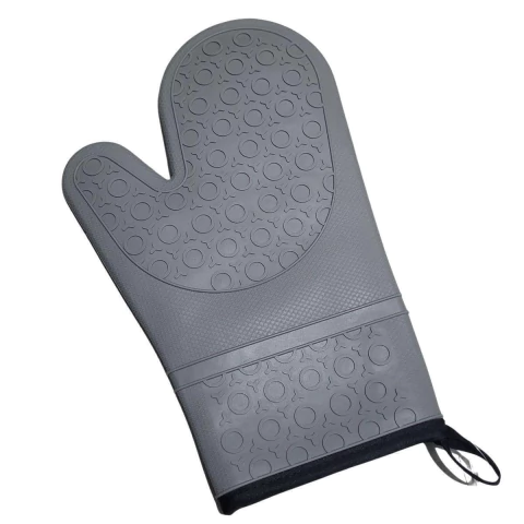 LUVA DE SILICONE COM BARRA DE TECIDO PARA COZINHA 29CM na internet