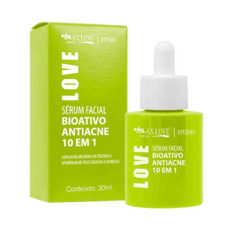 Sérum Facial Bioativo antiacne 10 em 1 - Max Love