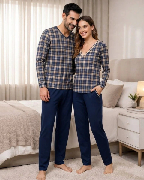 PIJAMA BELLA - VISCO XADREZ _PER