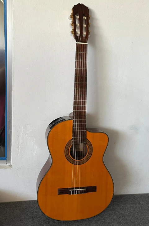 Guitarra Takamine Eg124C Clasica electroacústica con funda