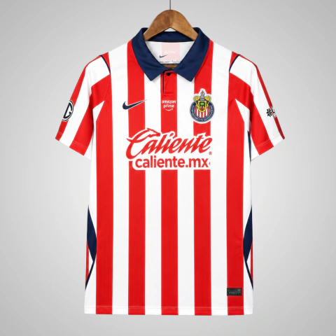 Camisa Chivas I 26/27 - Torcedor Nike Masculina - Vermelho e Branco