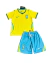 Camisa + Shorts Infantil Seleção Brasileira 2026/27 - Amarelo