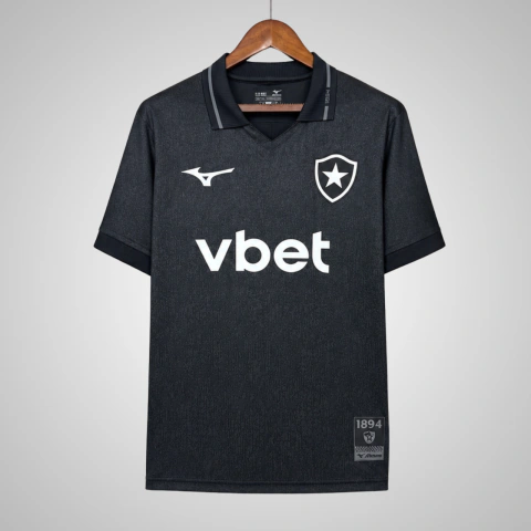 Camisa Botafogo II 26/27 - Torcedor Mizuno Masculina - Preta