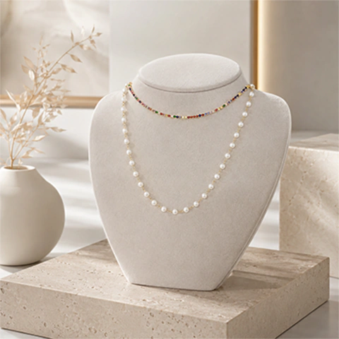 Colar Rainbow Pearls