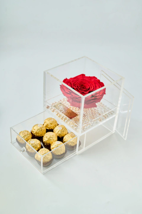 Alhajero rosa grande ferrero (9 pzz)