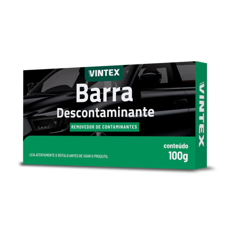 Barra Descontaminante 100G Vintex | Clay Bar para Descontaminação da Pintura
