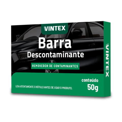 Barra Descontaminante 50G Vintex | Clay Bar para Descontaminação da Pintura