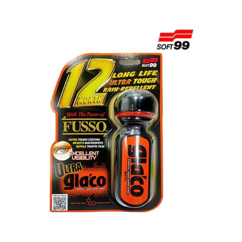 Ultra Glaco Fusso 70ml Soft99 | Repelente de Chuva com Proteção de até 12 Meses