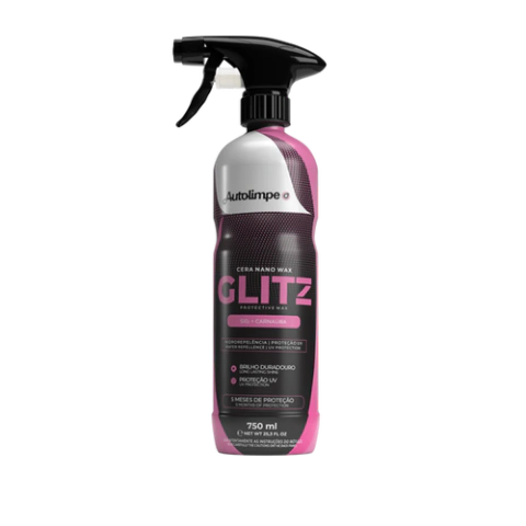 Glitz 750ml Autolimpe | Cera Nano Wax para Brilho e Proteção