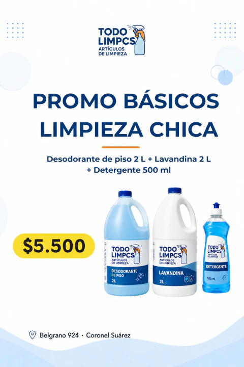 PROMO BASICOS LIMPIEZA CHICA