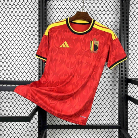 Camisa Seleção Bélgica Home 2026 - Torcedor Masculina Vermelha