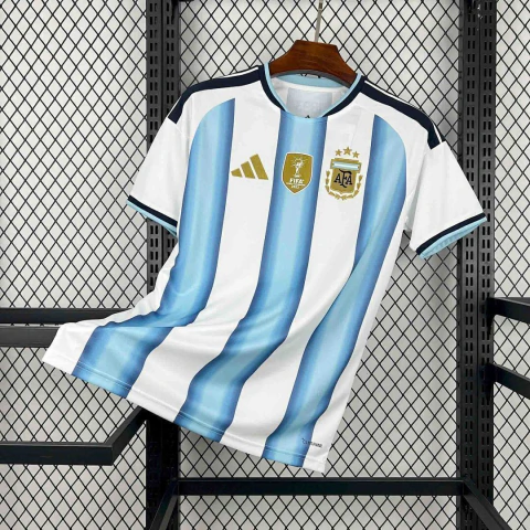Camisa Seleção Argentina Home 2026 - Torcedor Masculina Azul e Branca