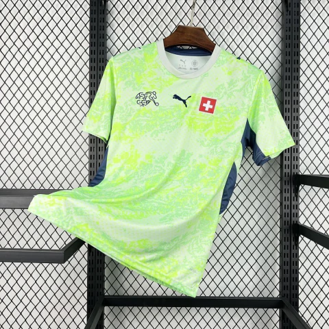 Camisa Seleção Suíça II 2026 - Torcedor Masculina Verde