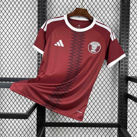 Camisa Seleção Catar Home 2026 - Torcedor Masculina Vermelha - comprar online