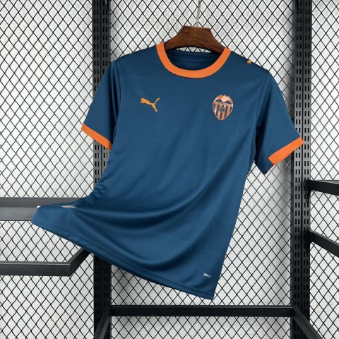 Camisa Valencia II 26/27 - Torcedor Masculina Cinza