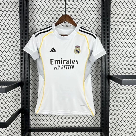 Camisa Real Madrid Home 25/26 - Torcedor Feminina Branca - comprar online