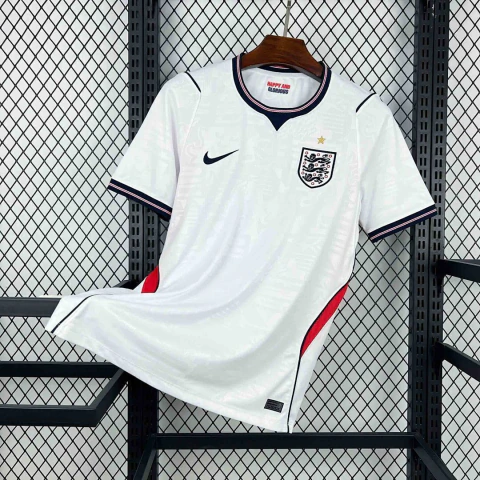 Camisa Seleção Inglaterra Home 2026 - Torcedor Masculina Branca