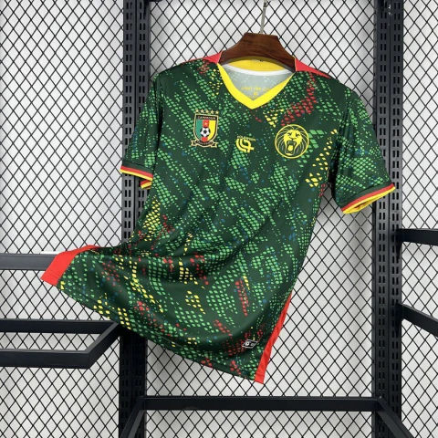 Camisa Seleção Camarões Home 2026 - Torcedor Masculina Verde