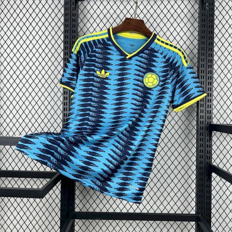 Camisa Seleção Colômbia II 2026 - Torcedor Masculina Azul