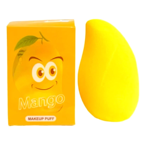 Esponja De Maquiagem Mango Para Base, Corretivo E Pó - Acabamento Natural