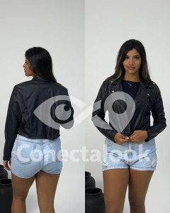 Jaqueta De Couro Feminina - (Pluz Size) na internet