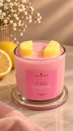 Vela Aromática Pink Lemonade - Limão Siciliano