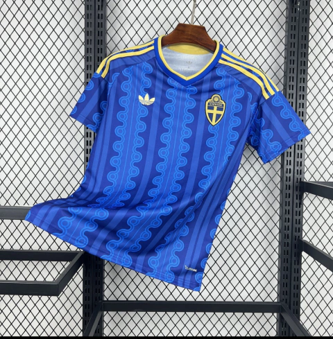 Camisa Seleção Suécia I 26/27 - Torcedor Masculina - Azul