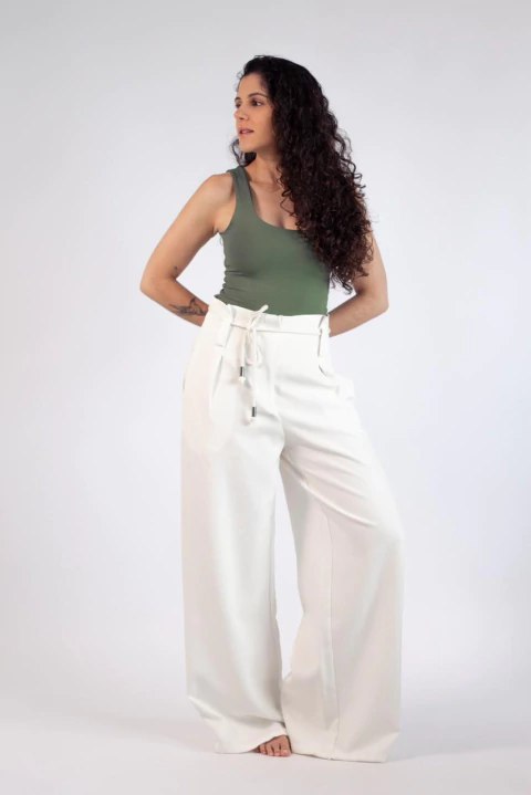 BODY REGATA DE POLIAMIDA - SOPHIA VERDE MILITAR