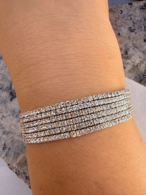 PULSEIRA RIVIEIRA ZIRCONIA BASE SILICONE