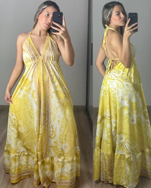 Vestido indiano longo