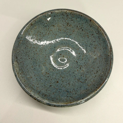 Pratinho Decorativo Espiral Azul
