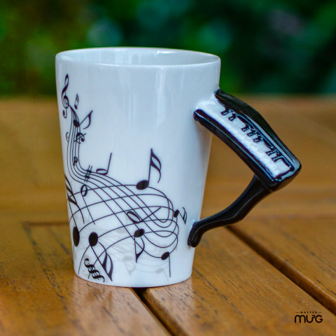 Caneca Alça Musical Teclado