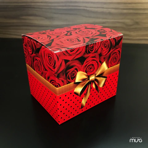 Caixinha Rosas Vermelhas