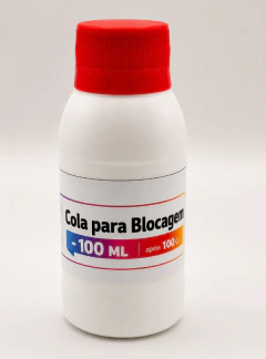 Cola Branca Para Blocagem 100ml 100g PVA Para Encadernação Blocos Talões Agendas Alta Aderência - comprar online