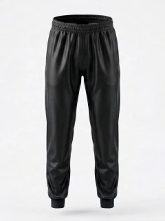 Calça de Chimpa com Punho Masculina Plus Size - Via Lance